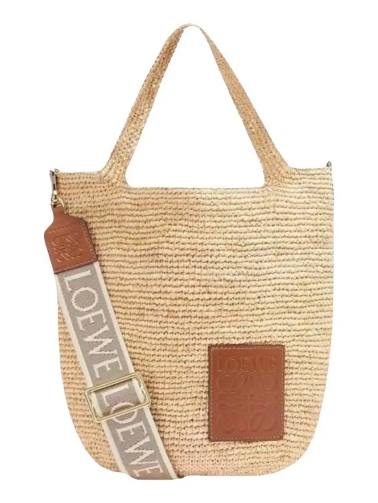 Loewe Handbags - Loewe Raffia Slit Bucket Tote